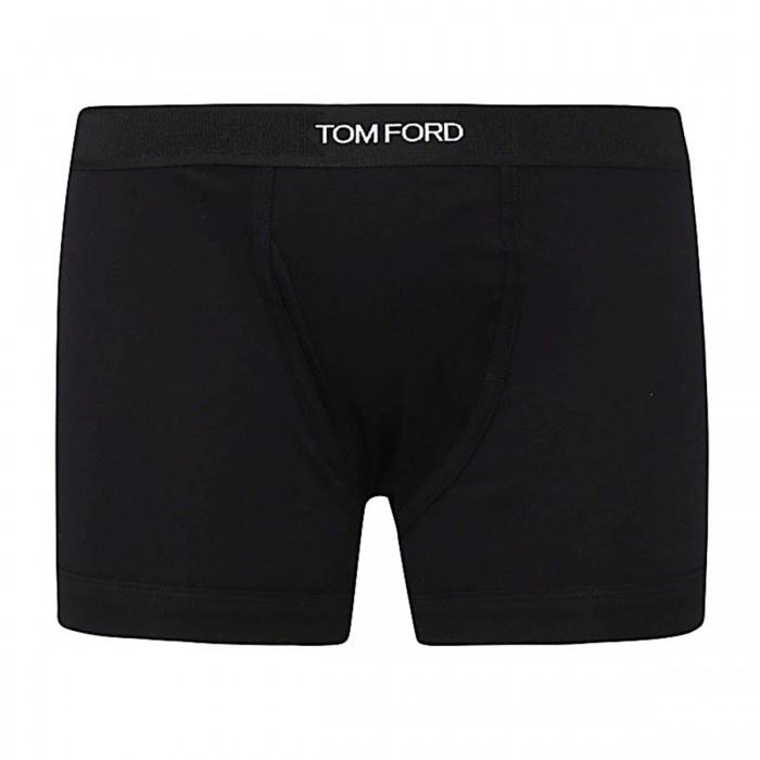 BLACK COTTON BOXER