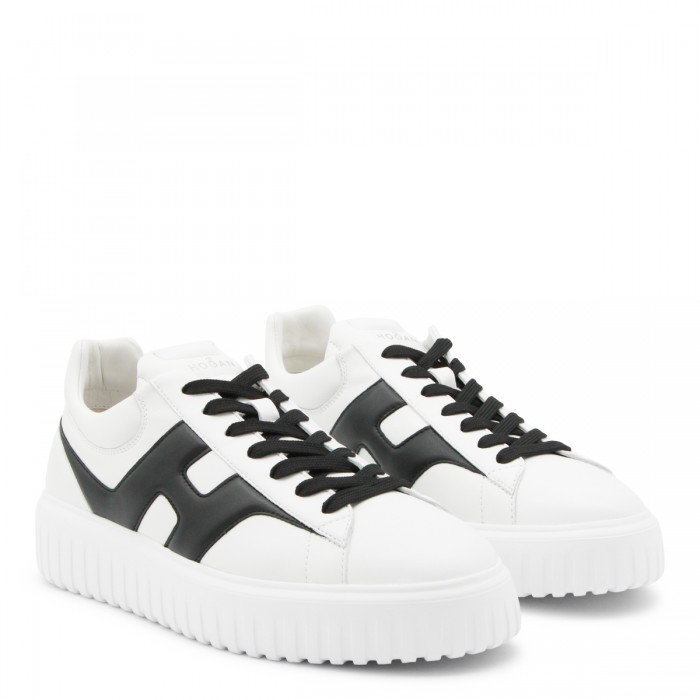 WHITE AND BLACK LEATHER... 2