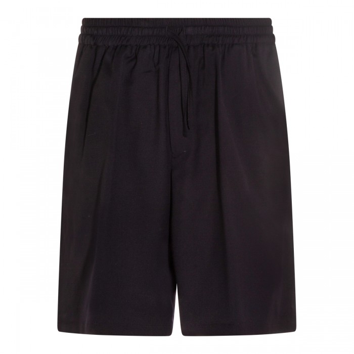 DARK NAVY VIRGIN WOOL SHORTS
