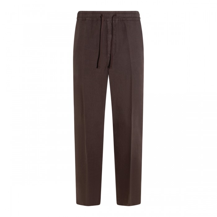 BROWN LINEN PANT