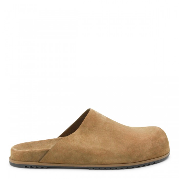 BROWN LEATHER SANDALS