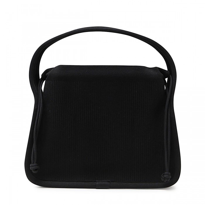 BLACK COTTON RYAN HANDBAG 2