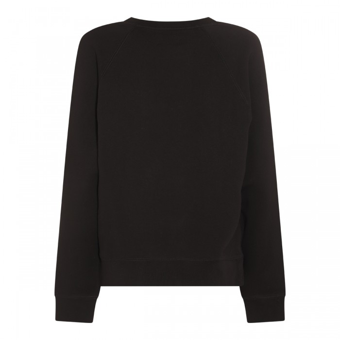 BLACK COTTON SWEATSHIRT 2
