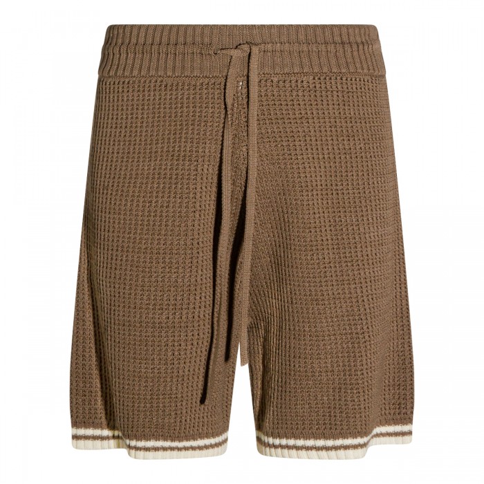 BROWN COTTON SHORT