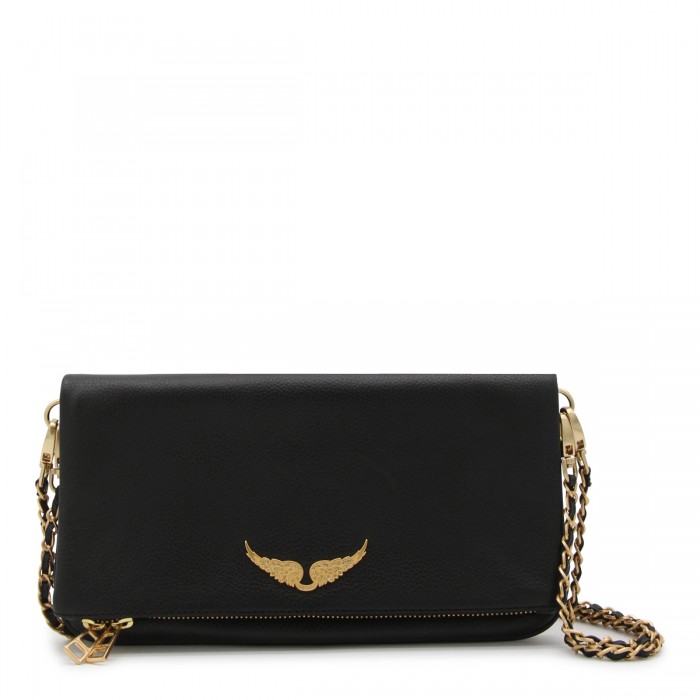 BLACK AND GOLD SHOULDER BAG 2