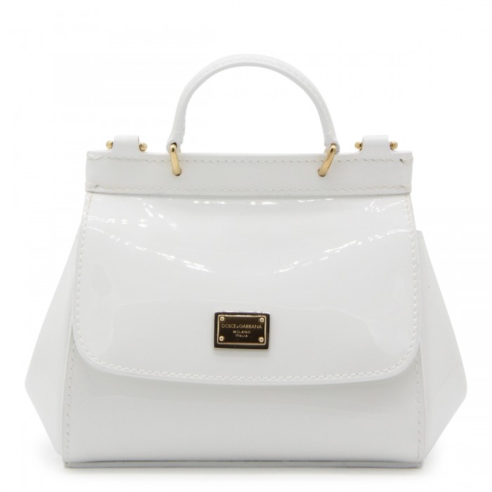 MILK LEATHER TOP HANDLE BAG