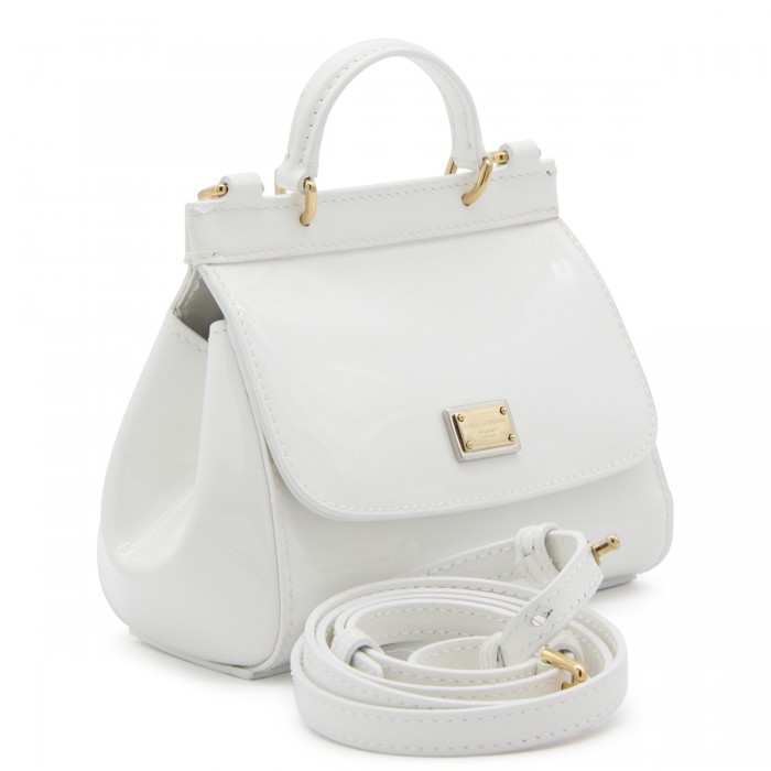 MILK LEATHER TOP HANDLE BAG 2