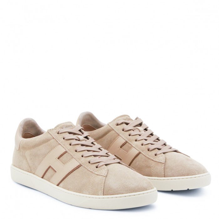 BEIGE LEATHER SNEAKERS 2