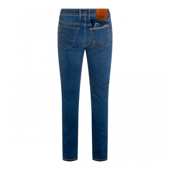 MEDIUM BLUE COTTON NICK JEANS 2
