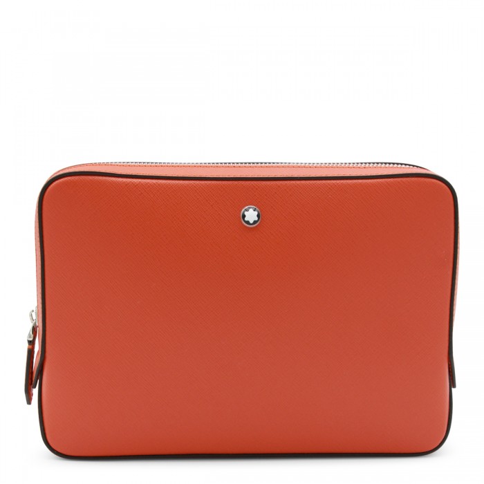 TANGERINE LEATHER CROSSBODY...
