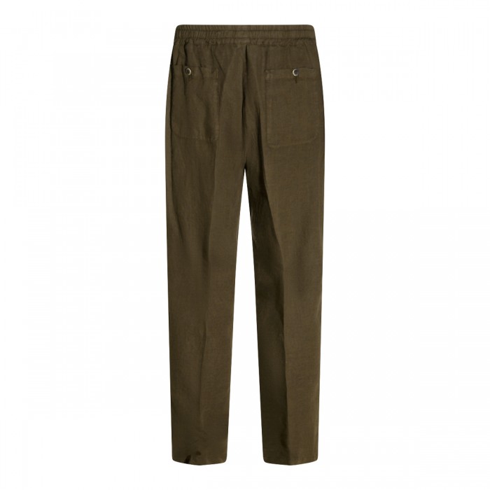 GREEN LINEN PANT 2