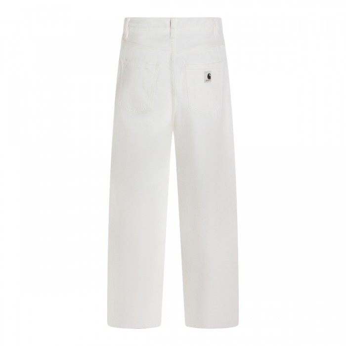 WHITE COTTON JEANS 2