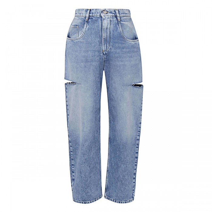 LIGHT BLUE COTTON JEANS