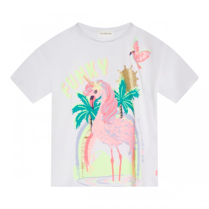 WHITE COTTON T-SHIRT