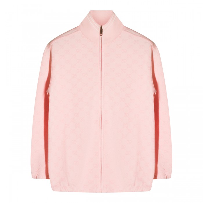 BABY PINK COTTON CASUAL JACKET