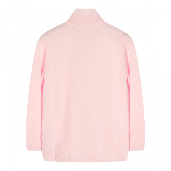 BABY PINK COTTON CASUAL JACKET 2
