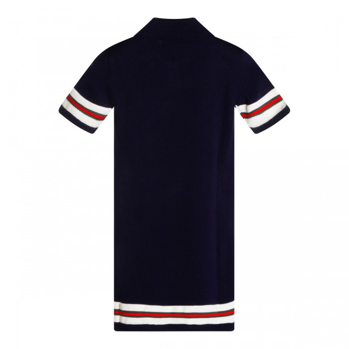 INK AND WHITE COTTON DRESS 2