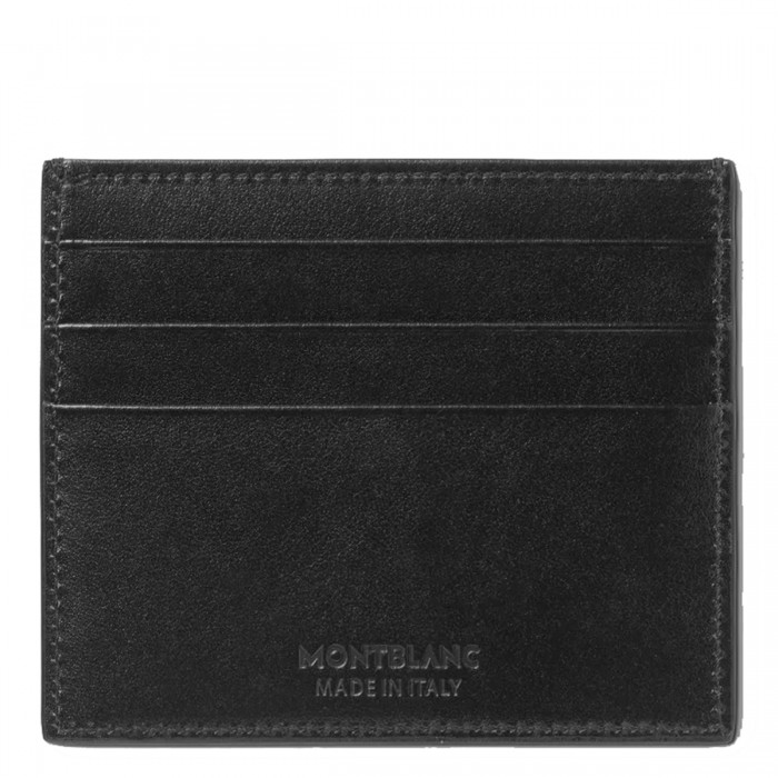 BLACK LEATHER CARD HOLDER 2