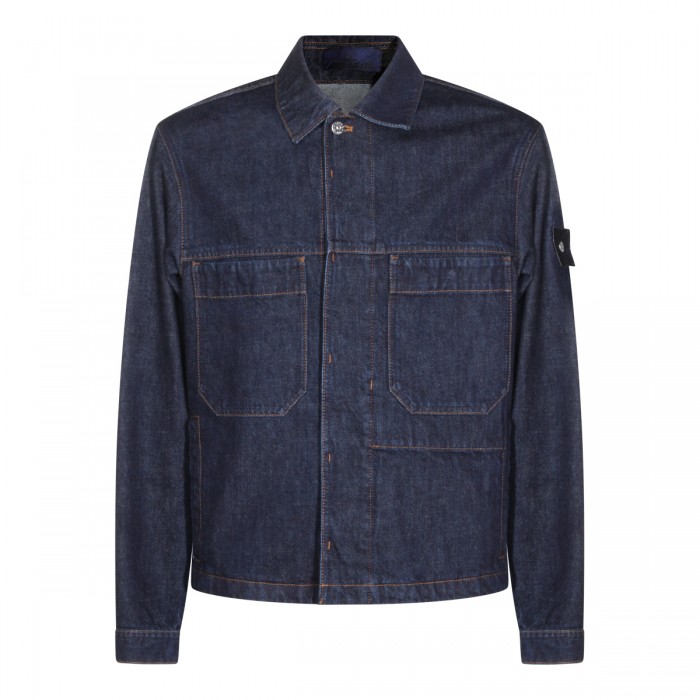 BLUE COTTON DENIM JACKET