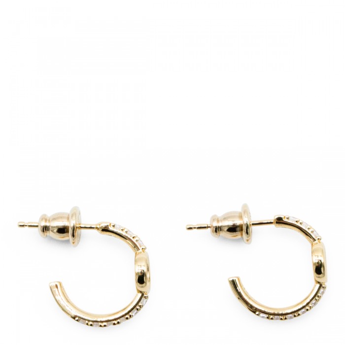GOLD TONE METAL EARRINGS 2