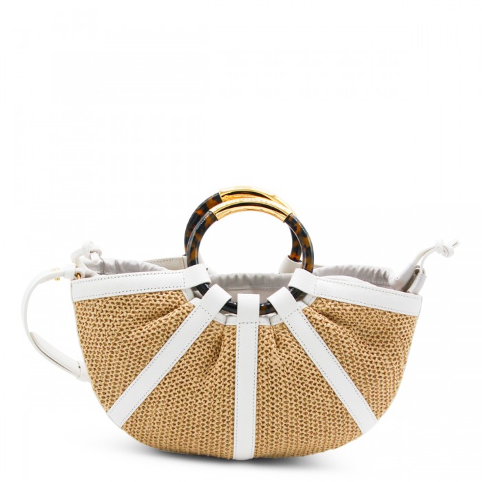 NATURAL AND PEARL LEATHER...