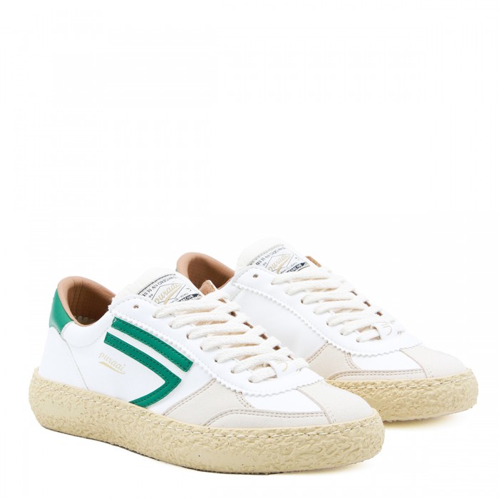 WHITE AND GREEN LEATHER... 2