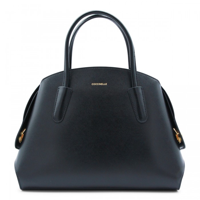 BLACK LEATHER TYLDE TOP...