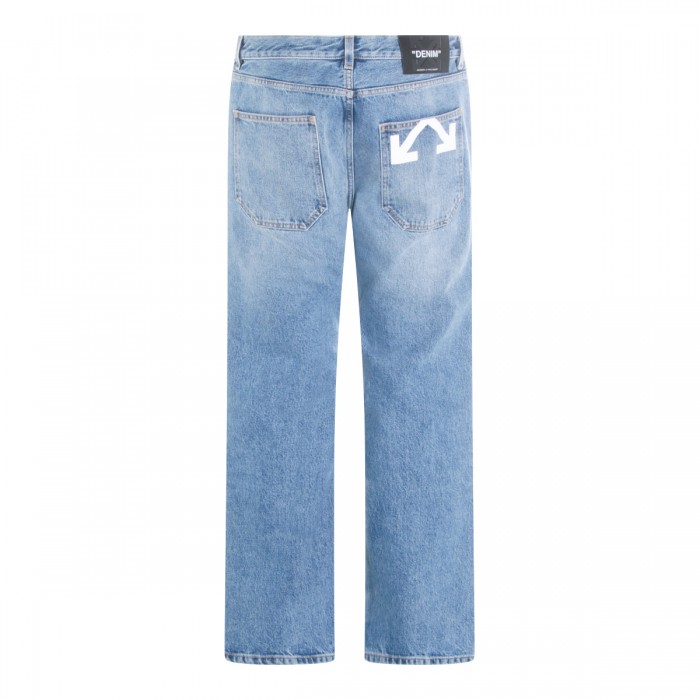 MEDIUM BLUE COTTON JEANS 2
