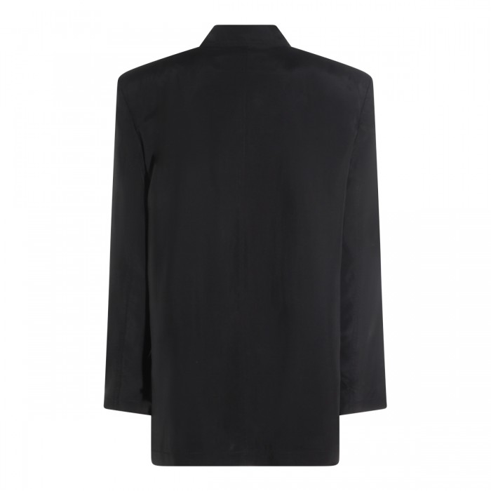 BLACK SILK BLAZER 2