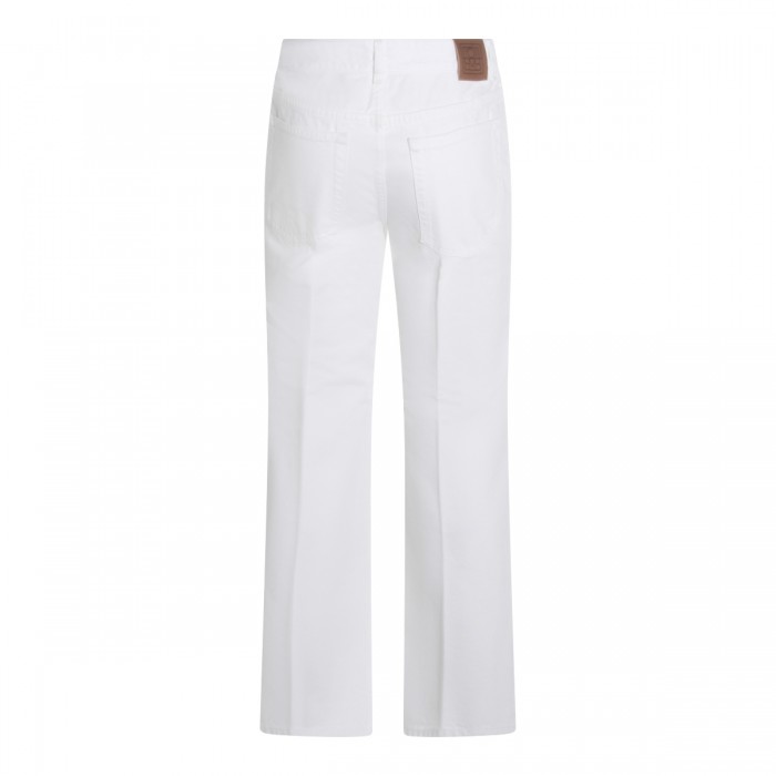 OFF WHITE COTTON JEANS 2
