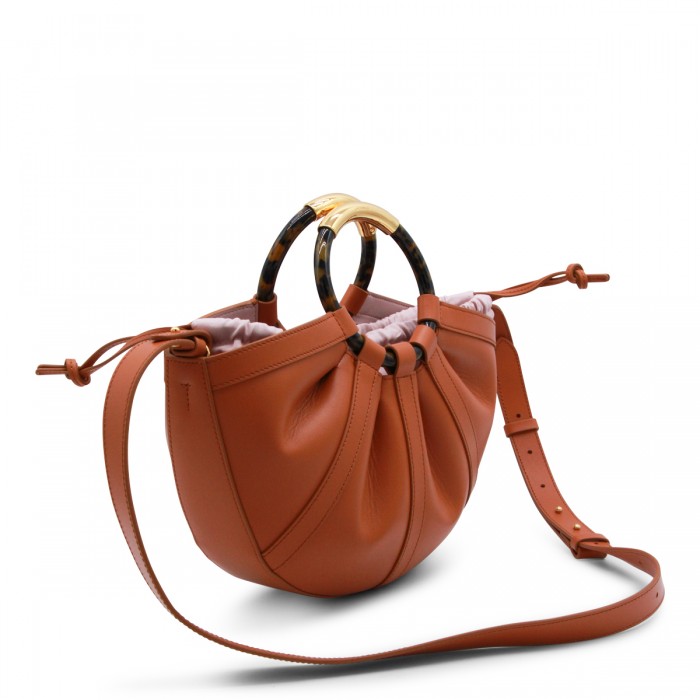 CRAB LEATHER TOP HANDLE BAG 2