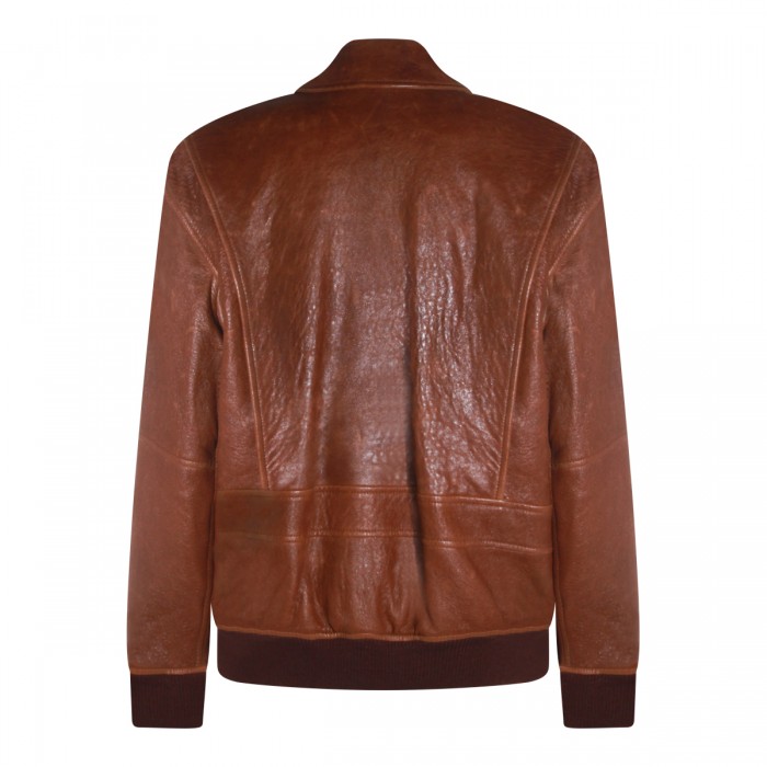 BROWN LEATHER JACKET 2
