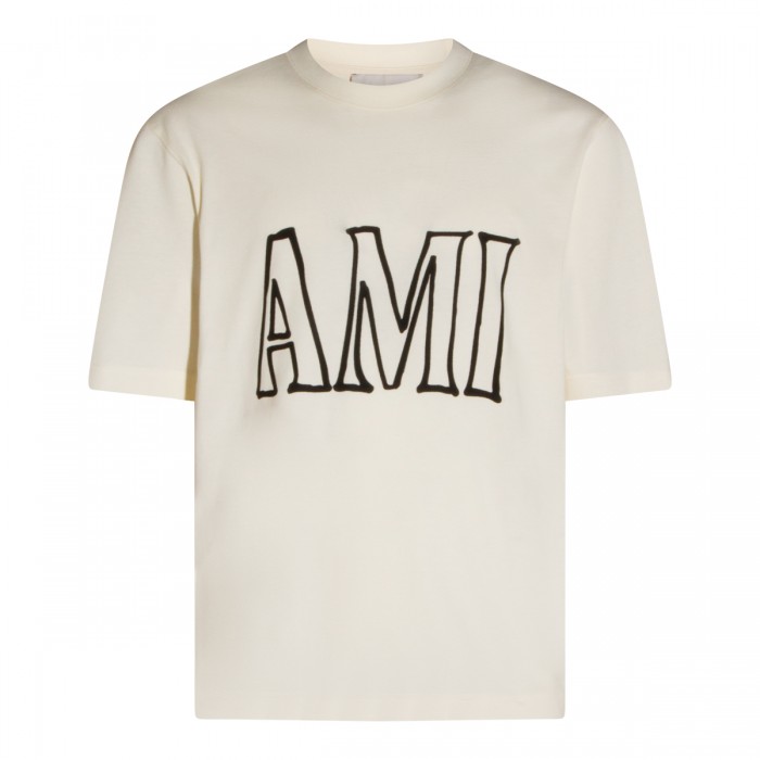 OFF WHITE COTTON T-SHIRT