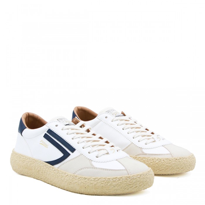 WHITE AND DARK BLUE LEATHER... 2