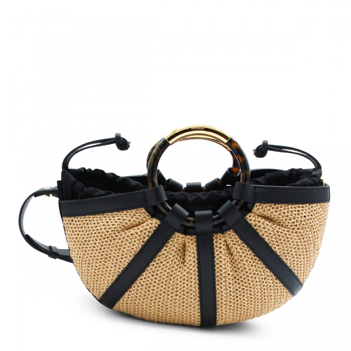 NATURAL AND BLACK LEATHER...