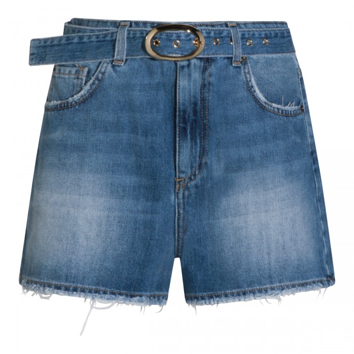 DENIM BLUE COTTON SHORT
