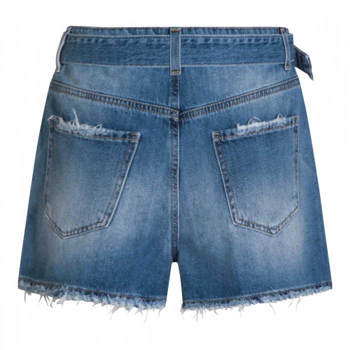 DENIM BLUE COTTON SHORT 2
