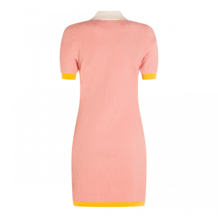 PINK COTTON MINI DRESS 2