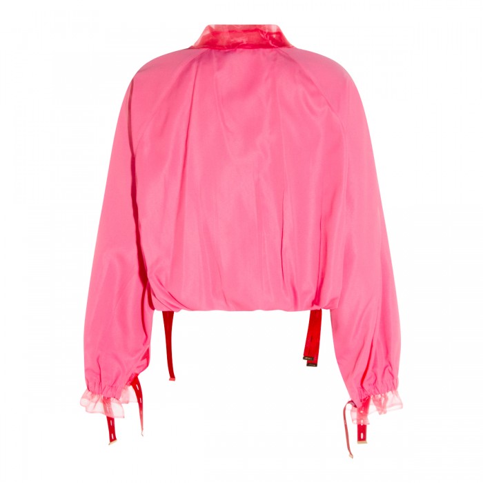 PINK VISCOSE CASUAL JACKET 2