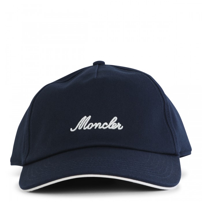 NAVY COTTON BASEBALL CAP