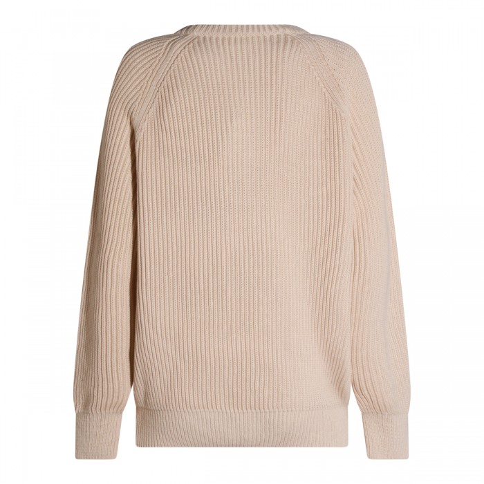LIGHT BROWN COTTON KNITWEAR 2