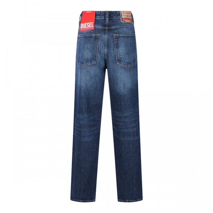 BLUE COTTON DENIM JEANS 2