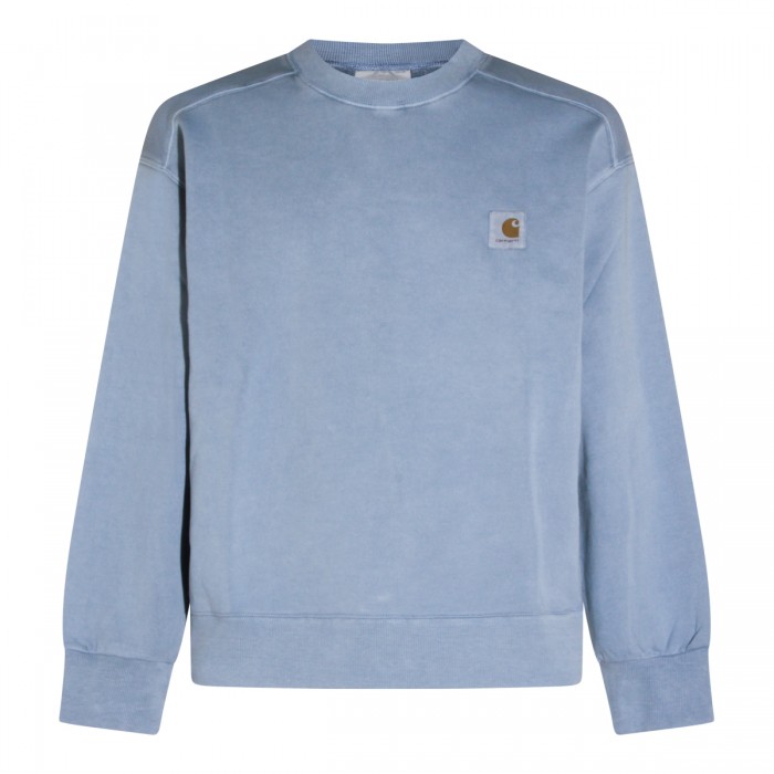 BLUE COTTON SWEATSHIRT