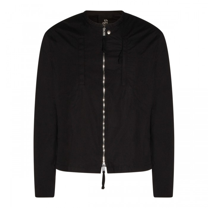 BLAK COTTON CASUAL JACKET