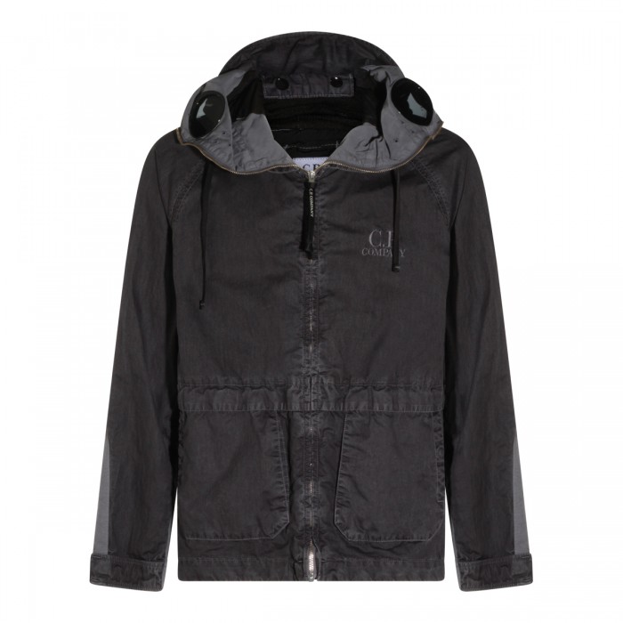 BLACK COTTON CASUAL JACKET