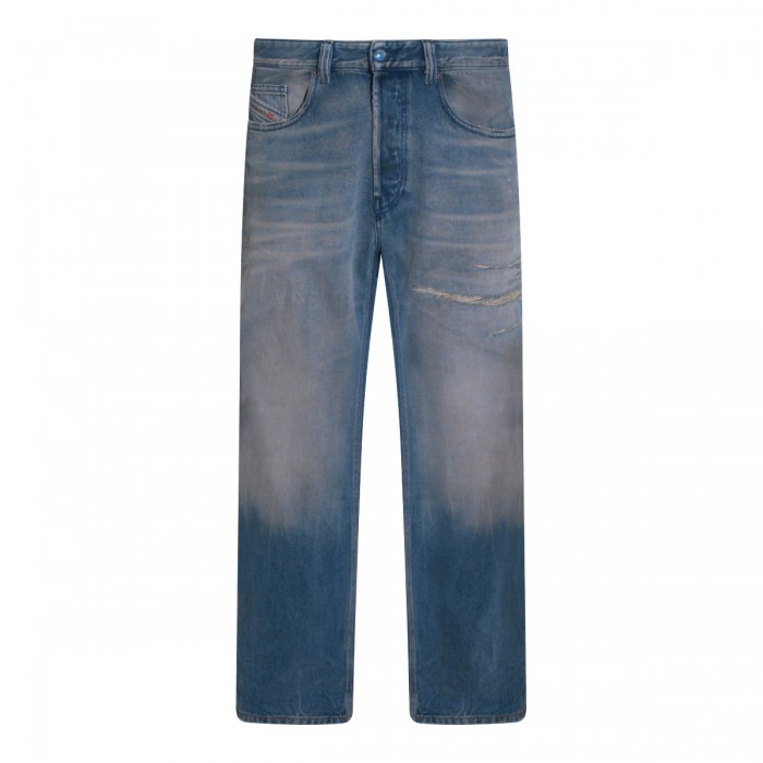 BLUE COTTON DENIM JEANS