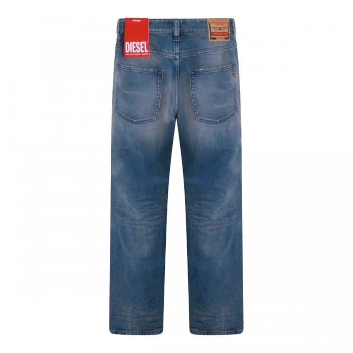 BLUE COTTON DENIM JEANS 2