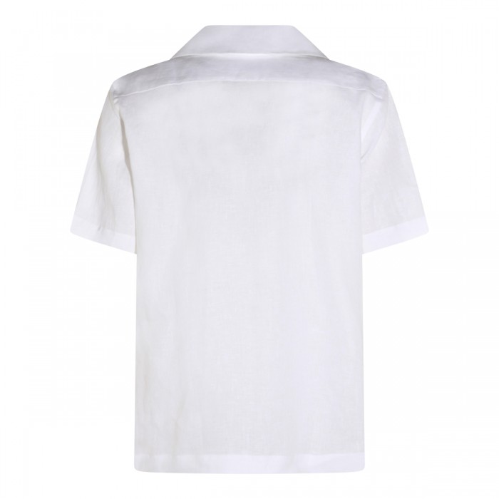 WHITE LINEN SHIRT 2
