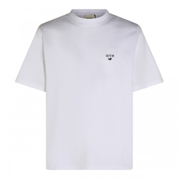 WHITE COTTON T-SHIRT