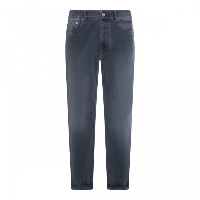 BLUE COTTON DENIM JEANS